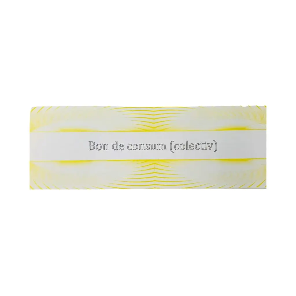 bon de consum colectiv fata