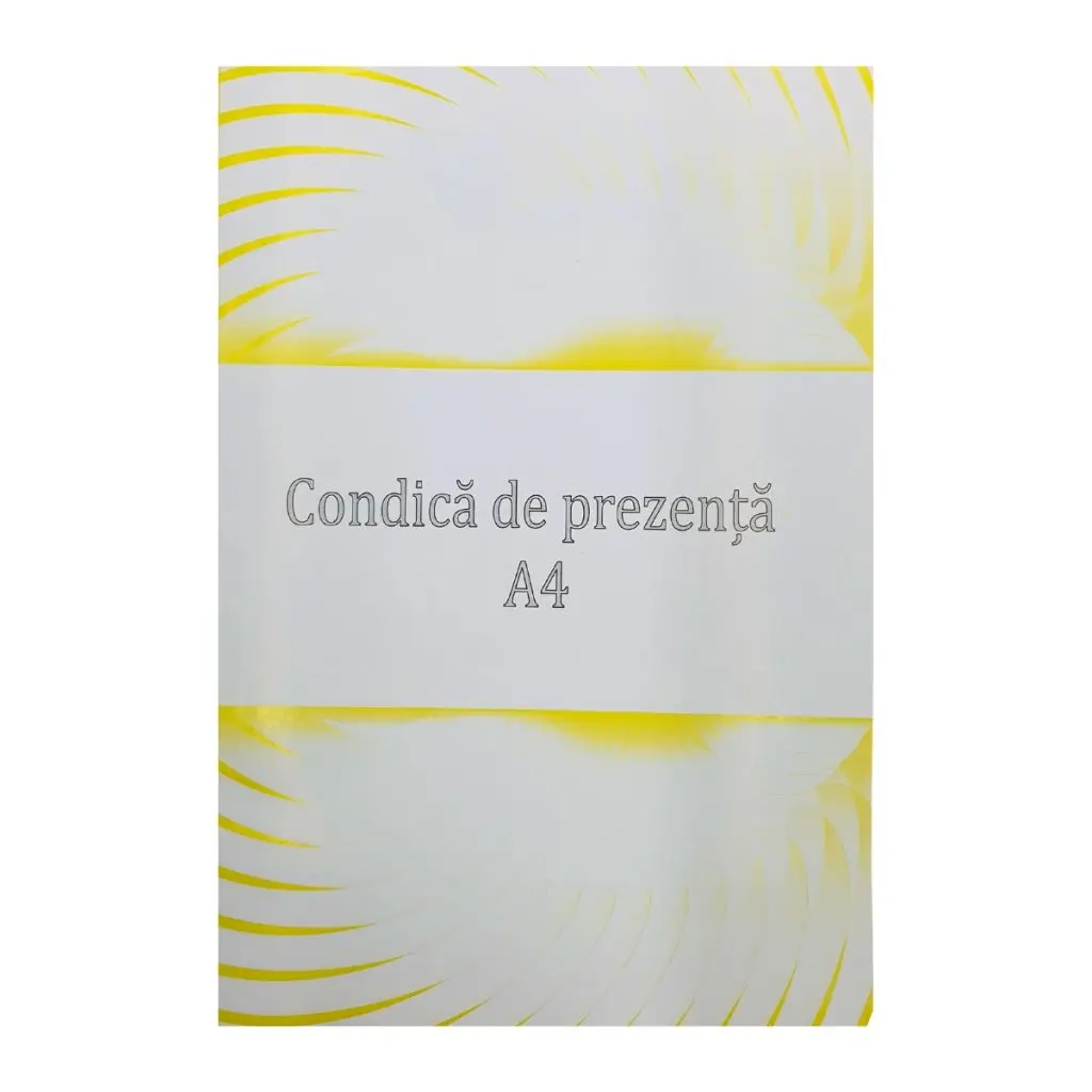 condica de prezenta a4 fata